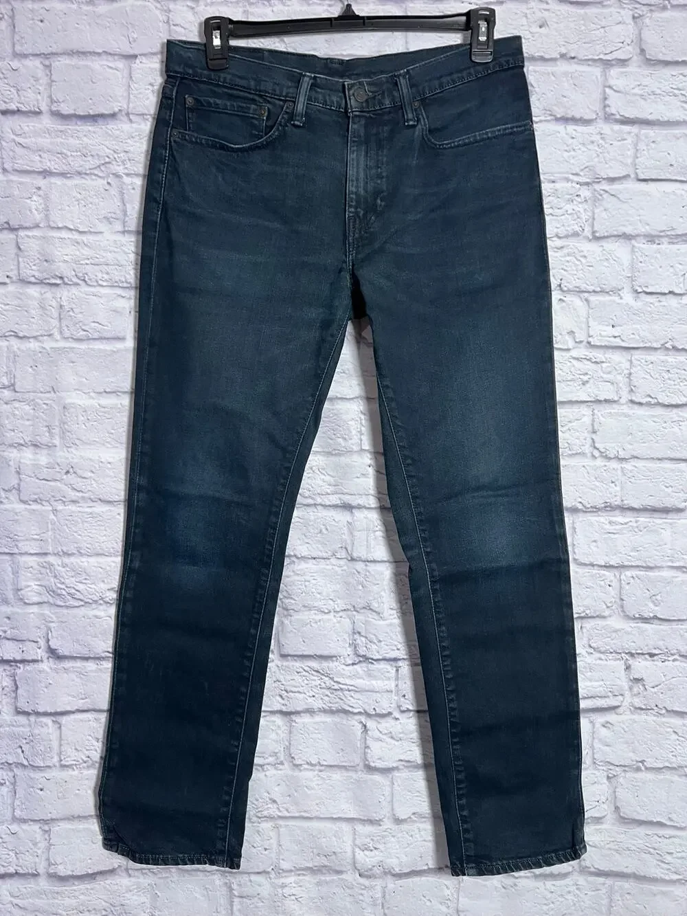 Levi's 511 Slim Fit Jeans 34x32 Dark Blue Stretch Denim 5 Pocket